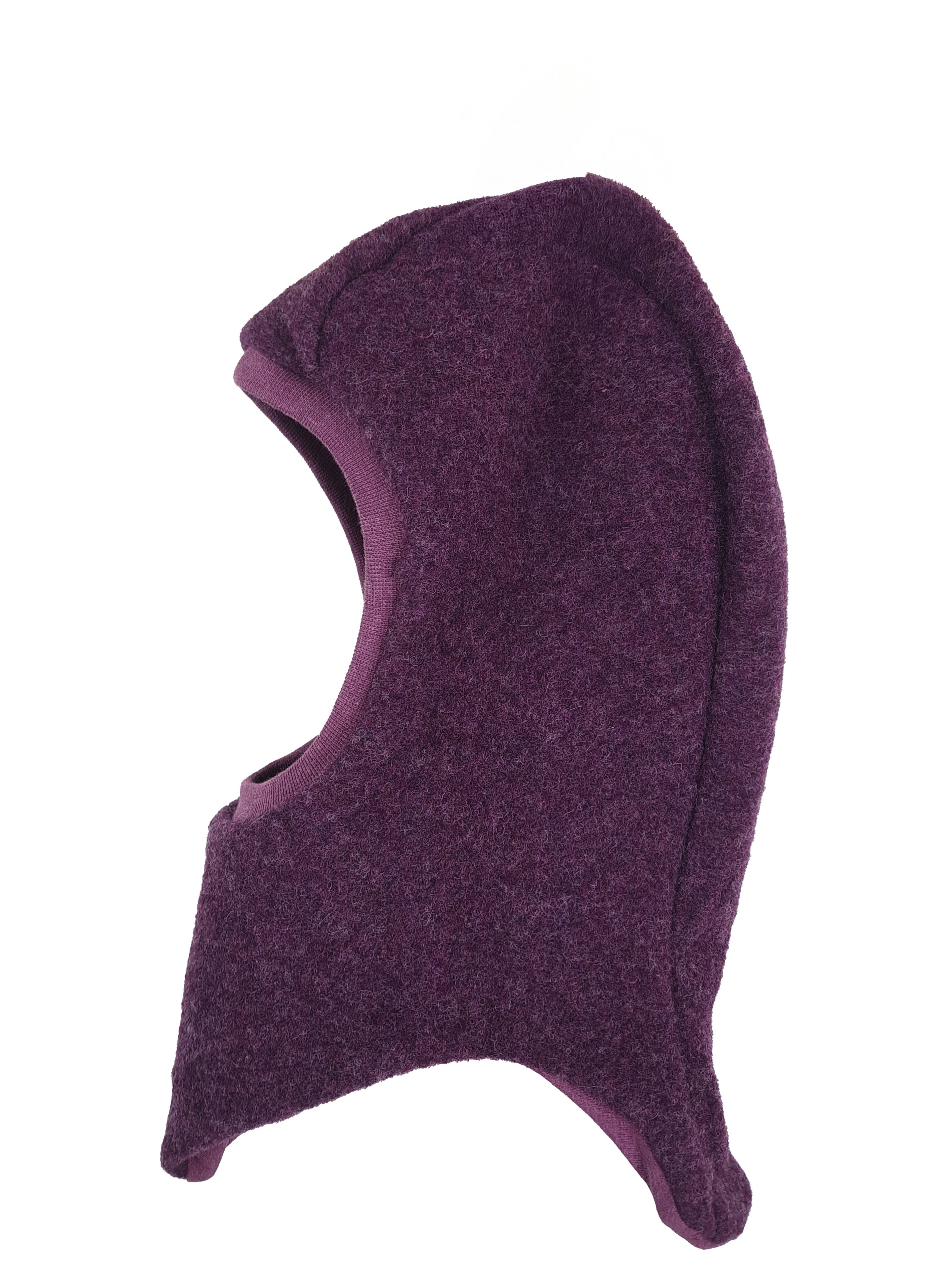 Schlupfmütze Merino Wollfleece flieder 50-54