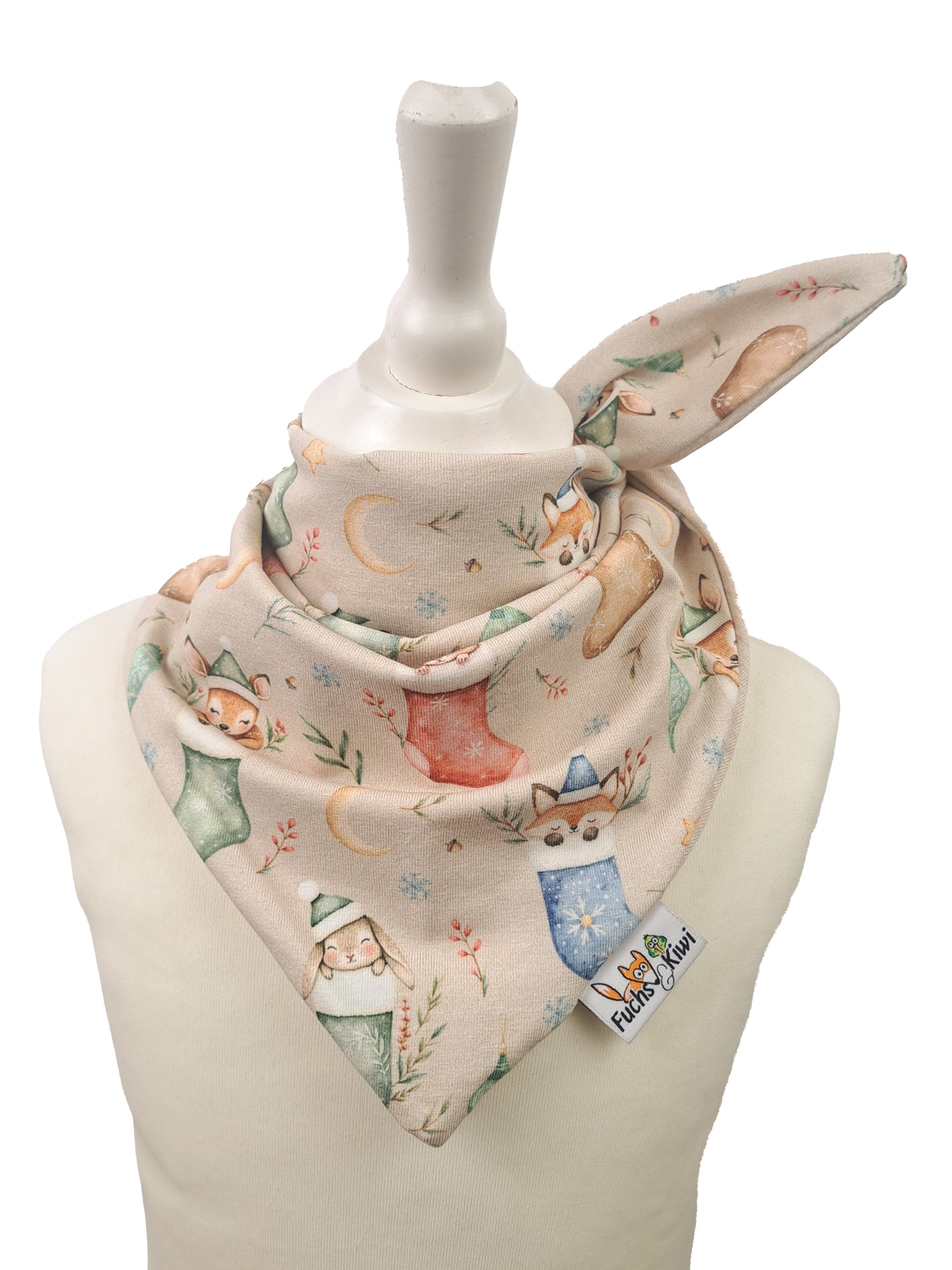 Halstuch zum Binden Weihnachtszauber