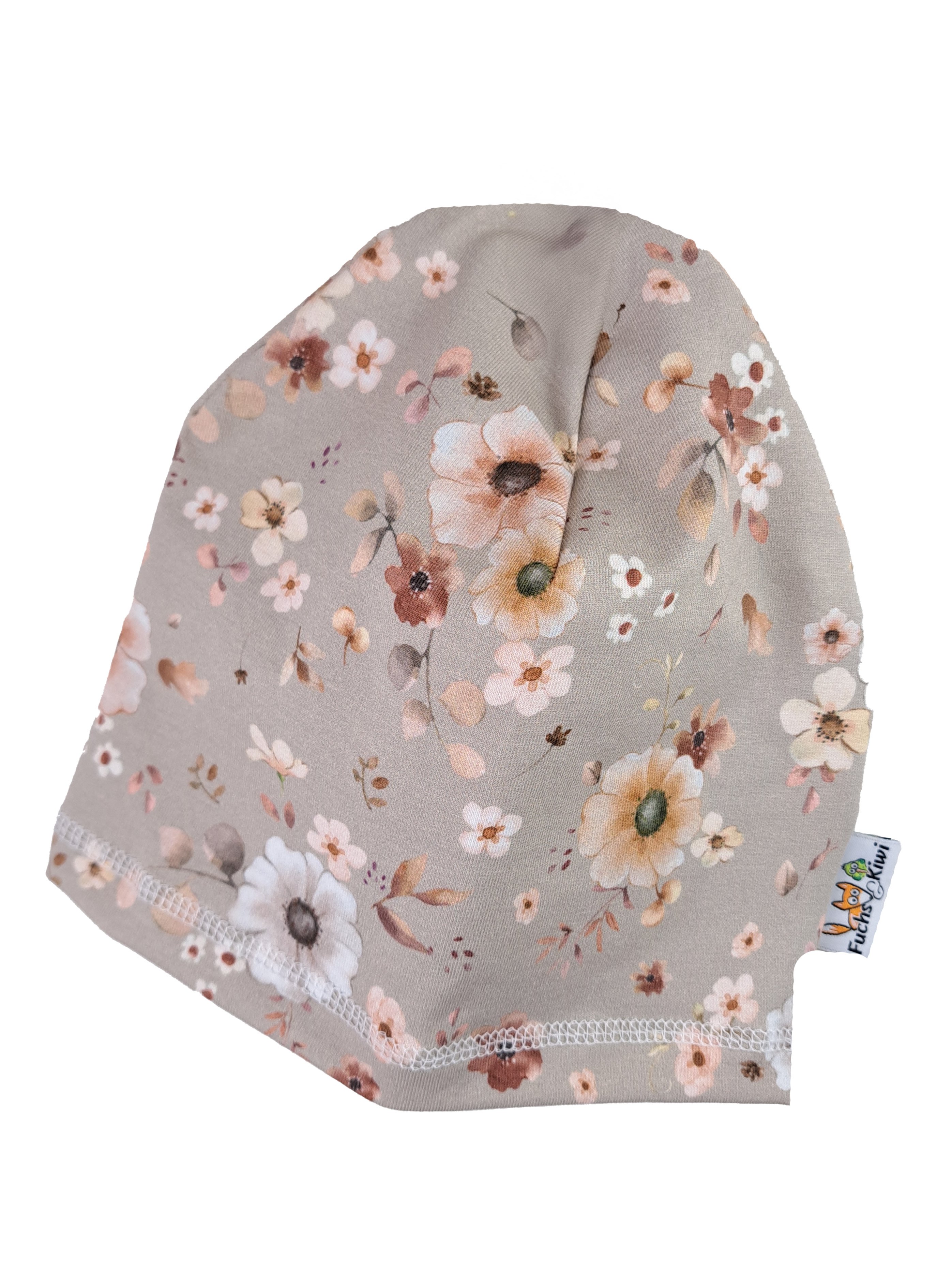 Beanie Blumentraum sand