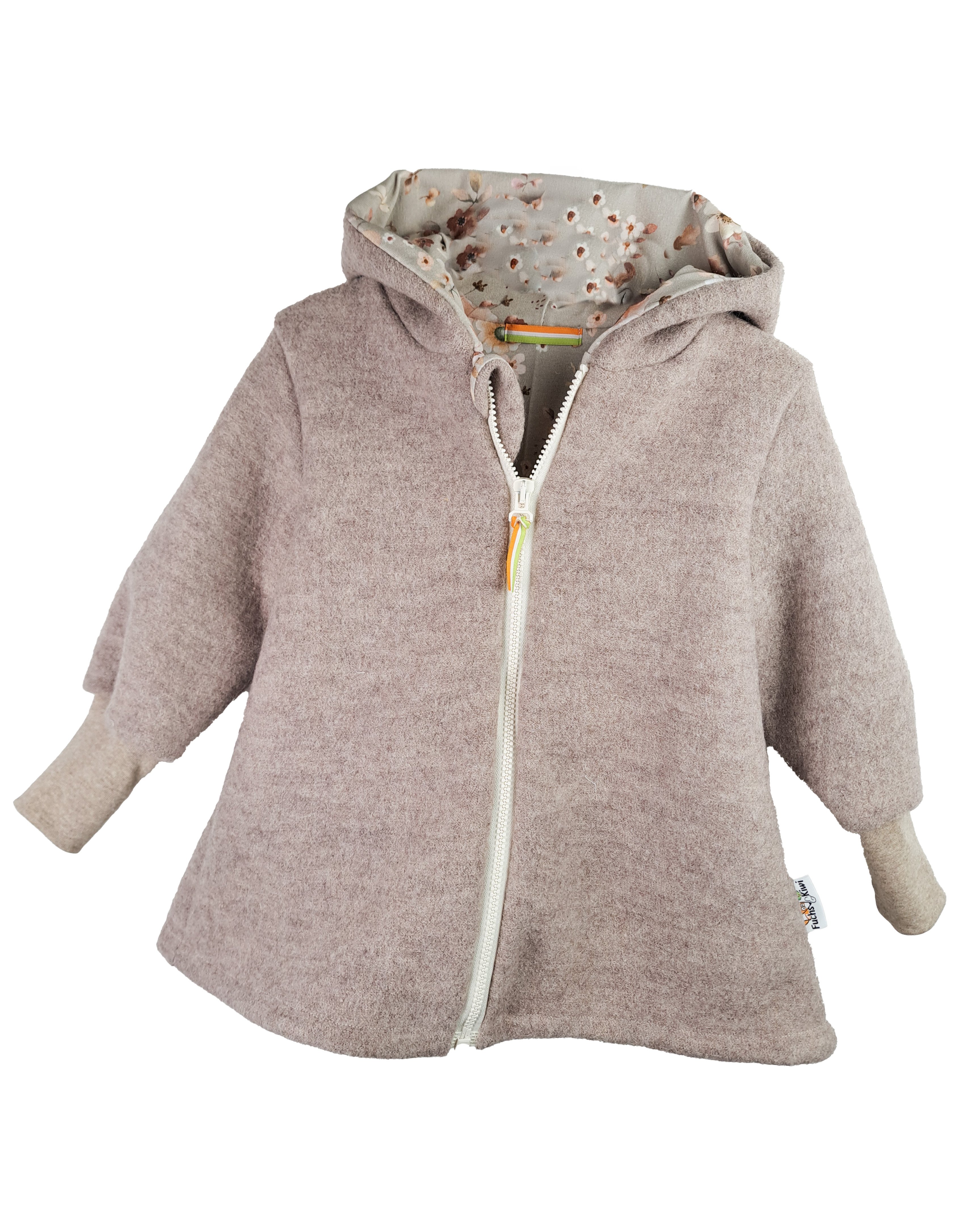 Walkmantel sand meliert mit Blumentraum sand