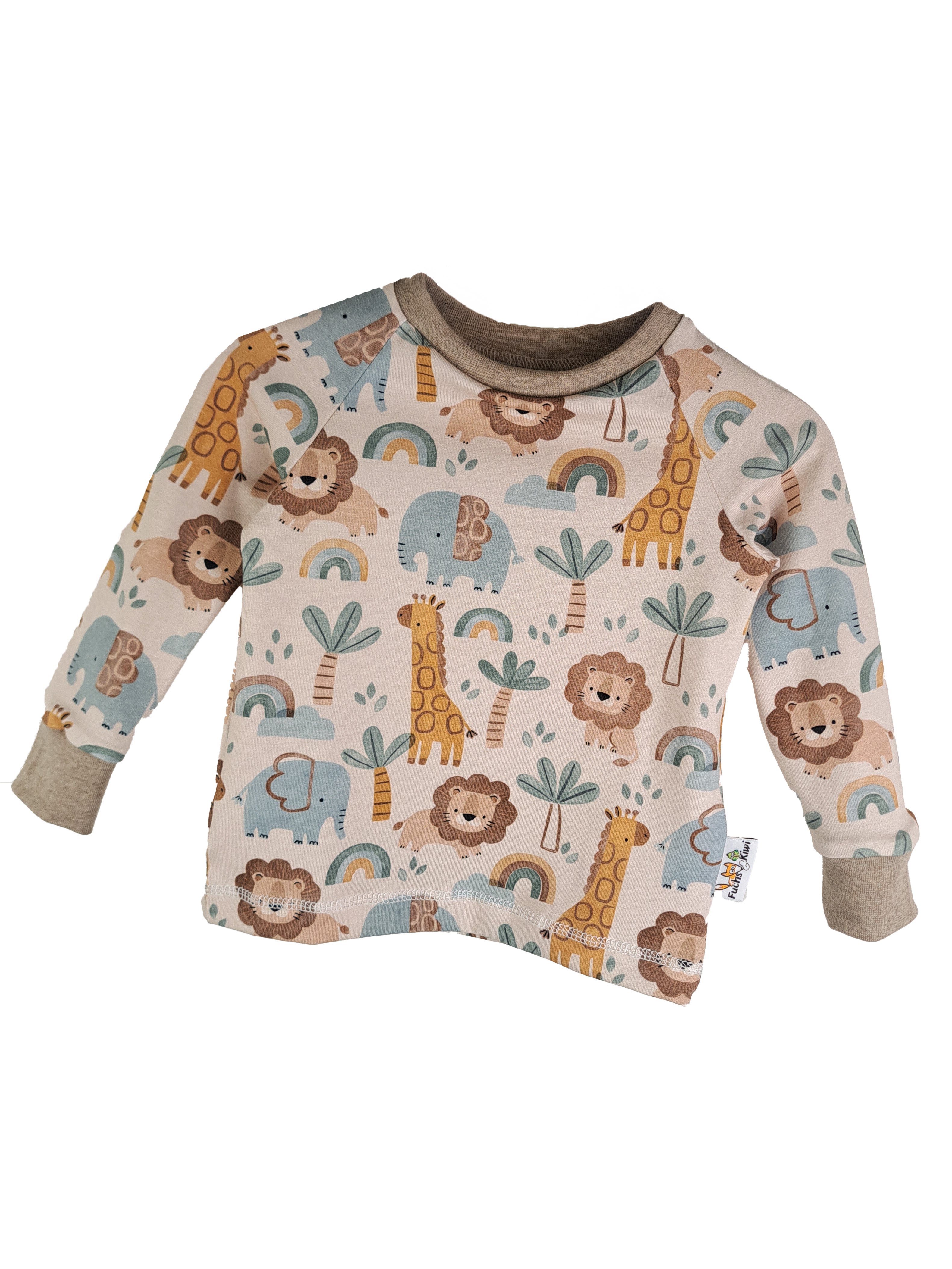 Langarmshirt Safaritiere