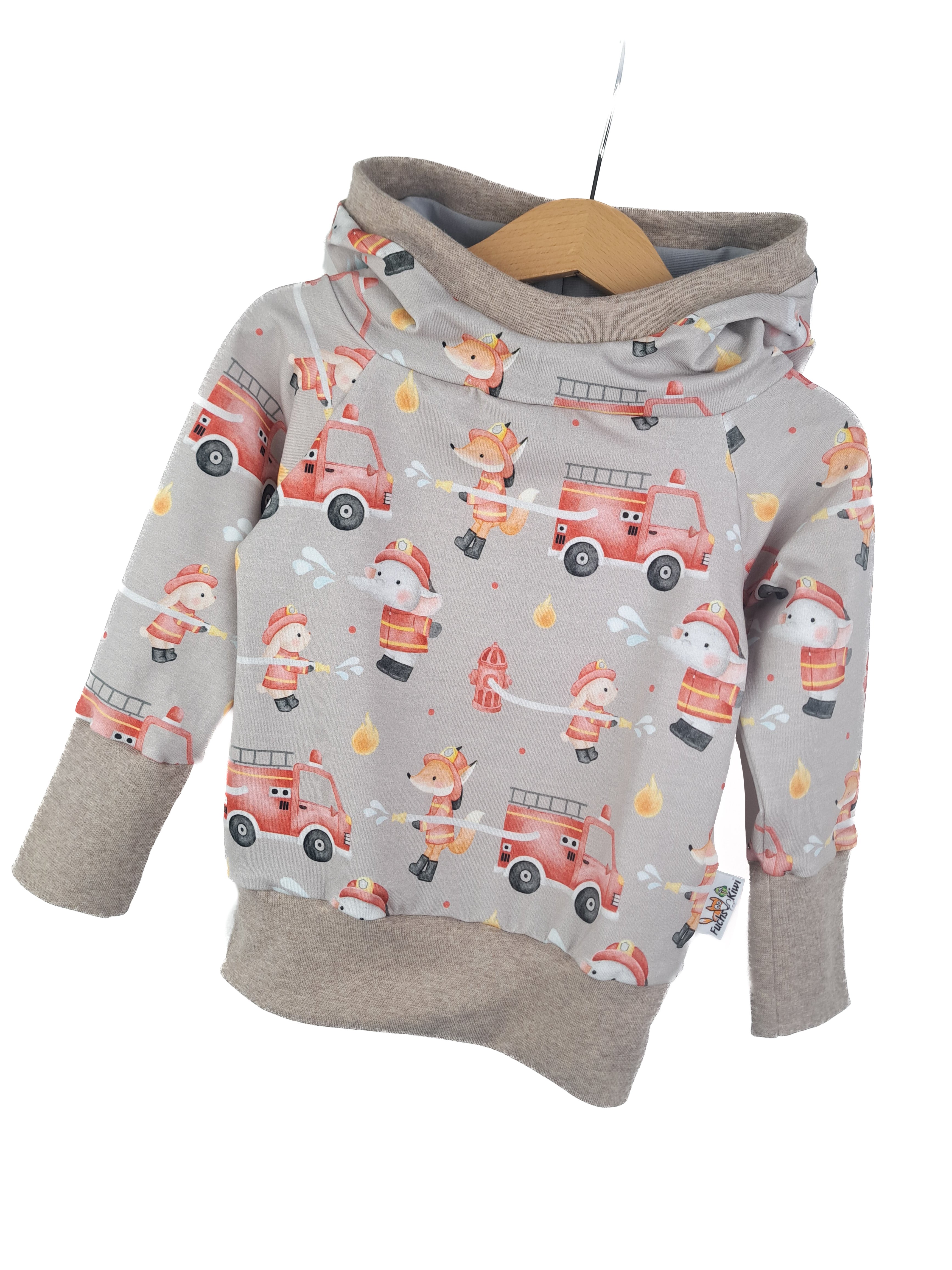 Hoodie Feuerwehrtiere