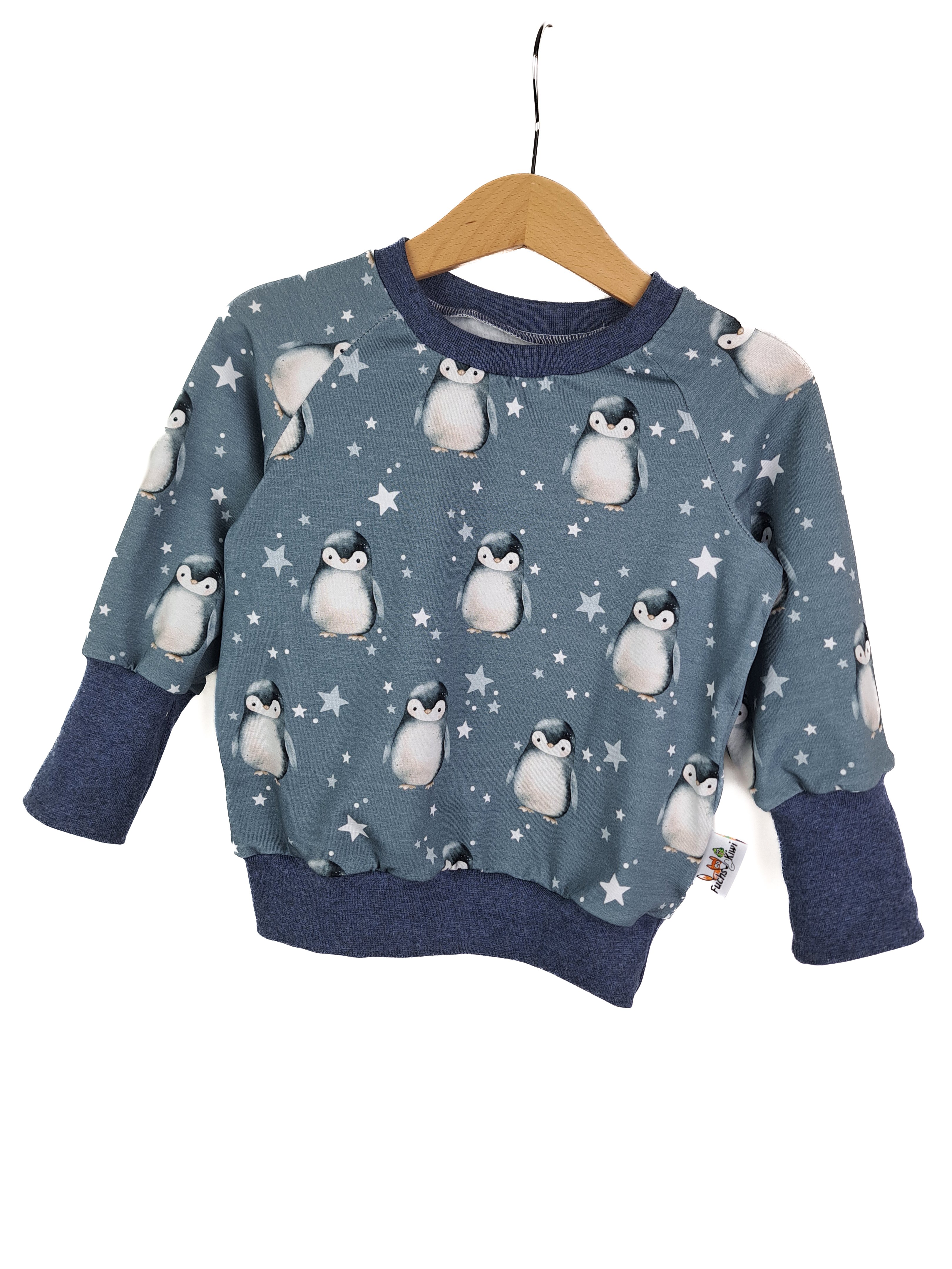 Pullover Pinguine blau
