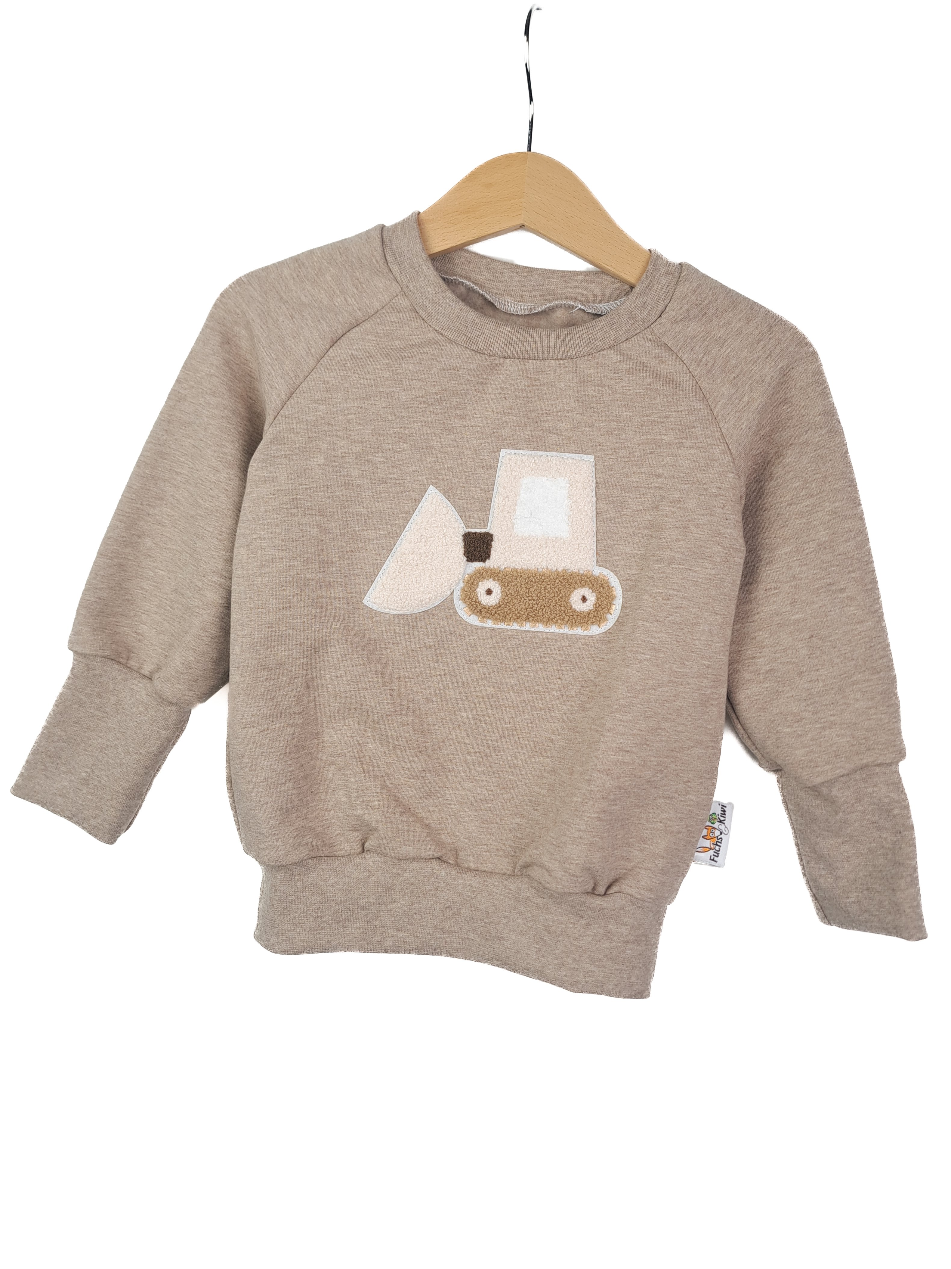Pullover Bagger-Patch sand