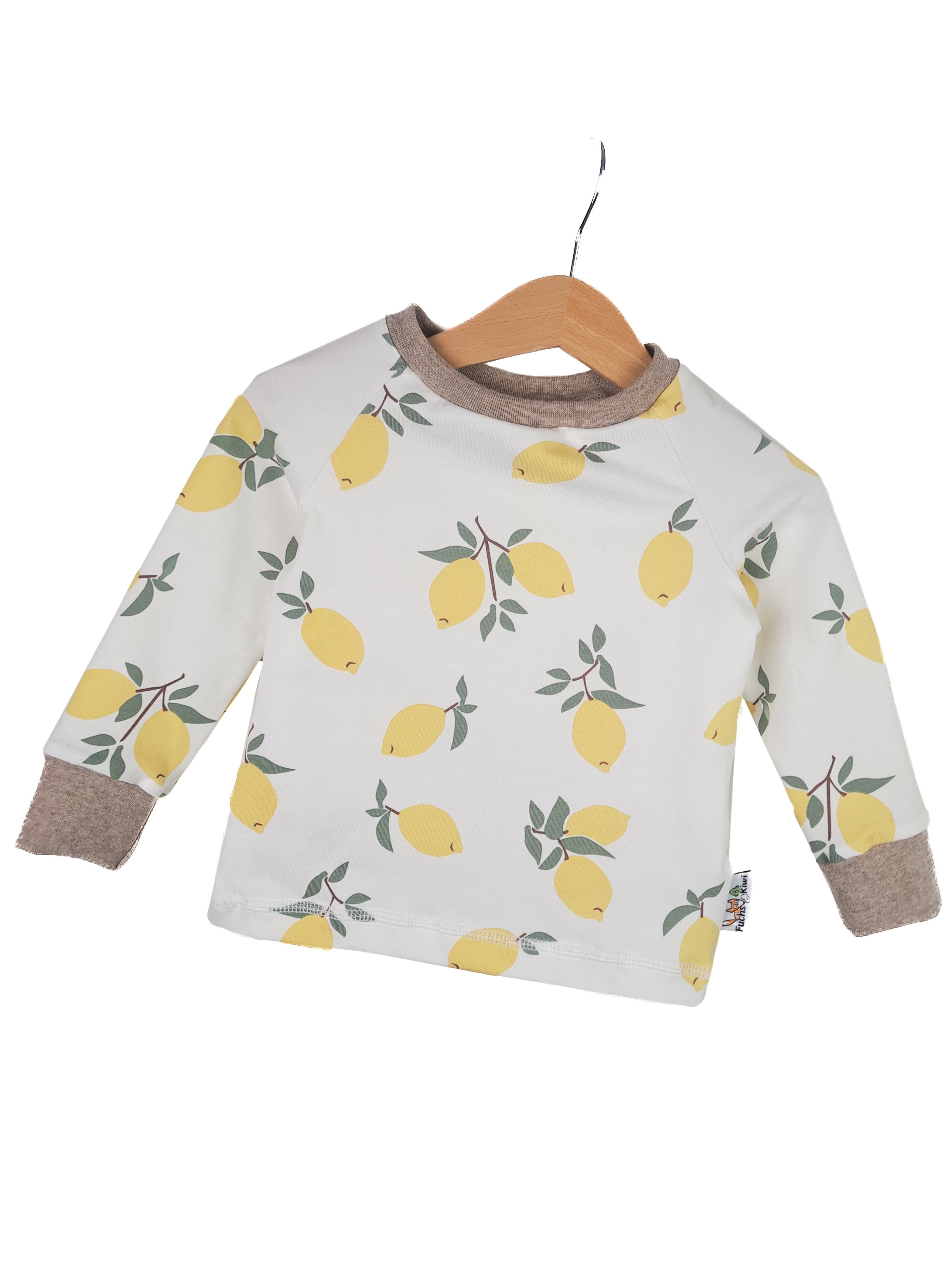 Langarmshirt Zitronen