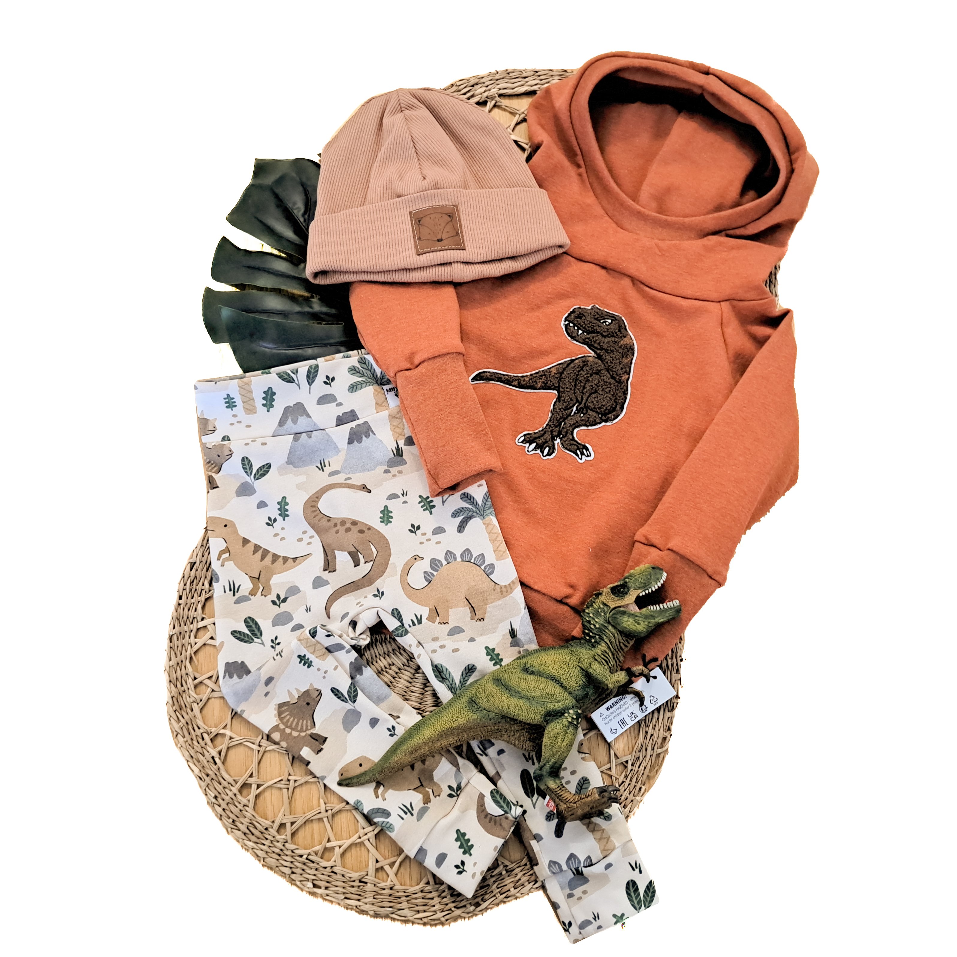T-Rex-Patch khaki/rost Outfit