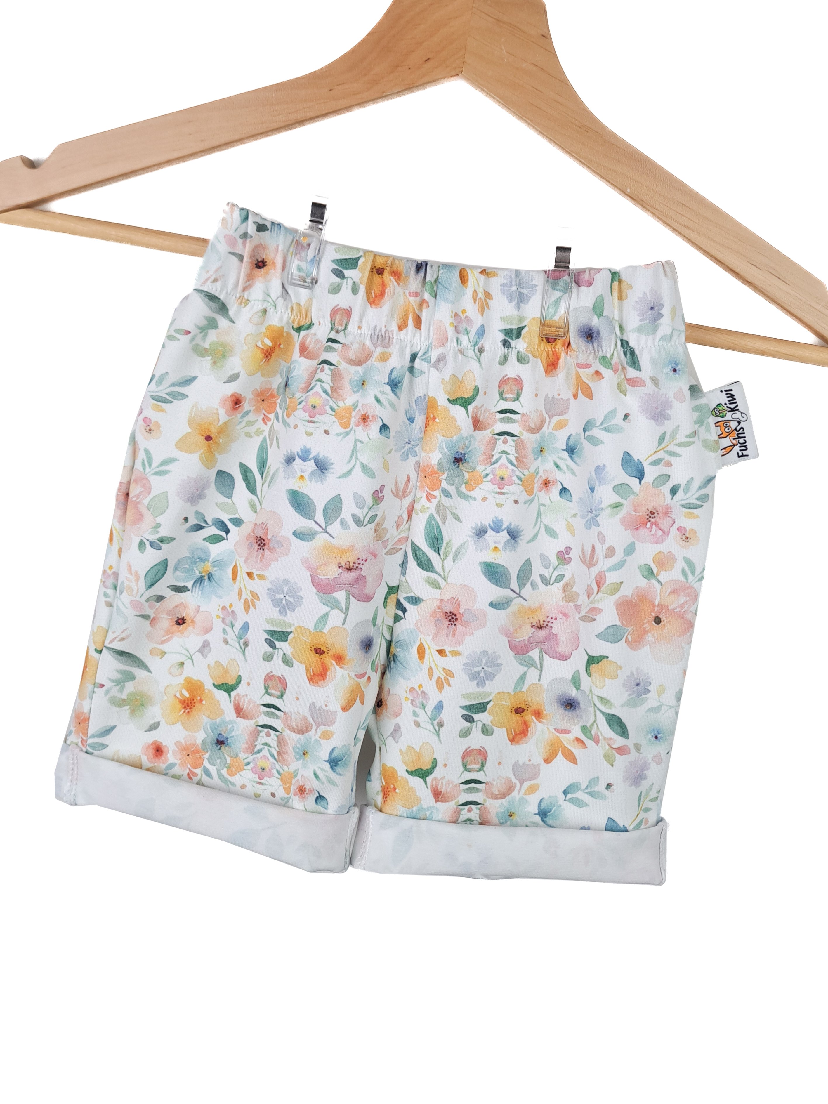Kurze Shorts Sommerblumen