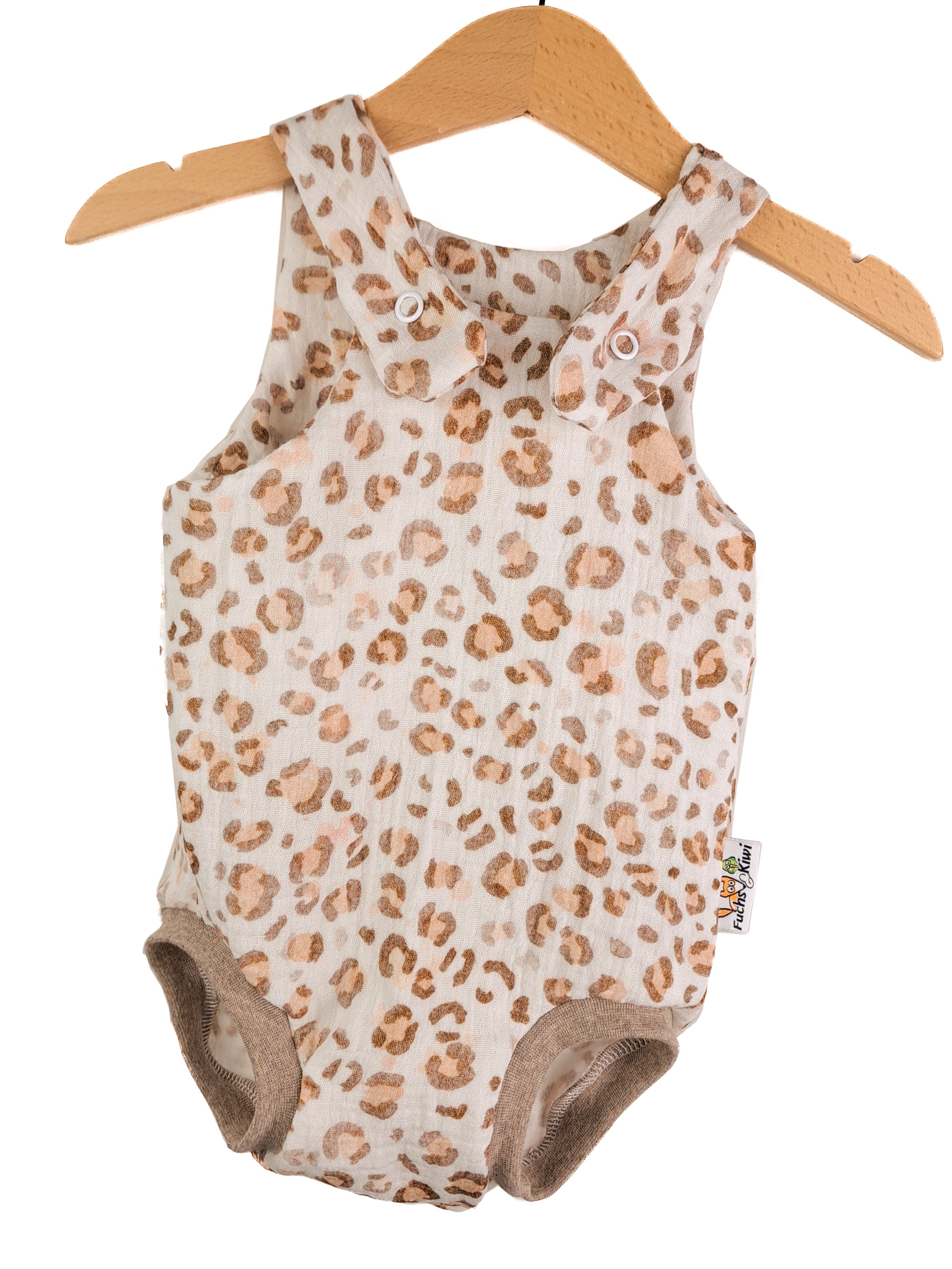 Sommerstrampler Musselin Leo creme 74/80