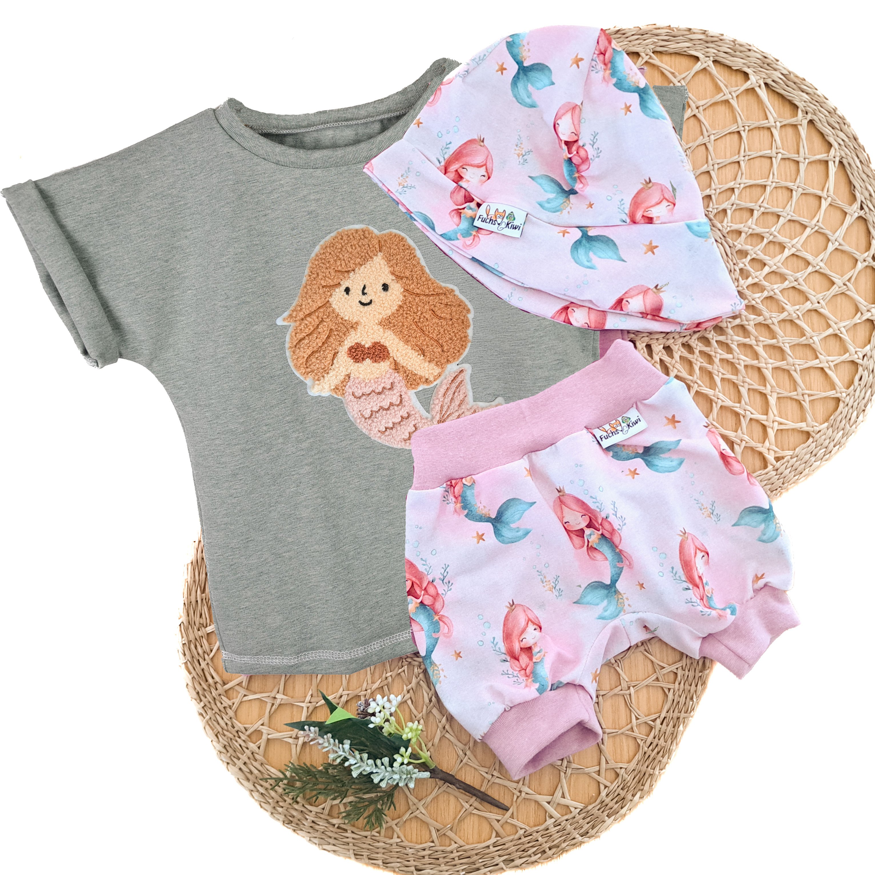 Meerjungfrauen rosa Sommer Outfit