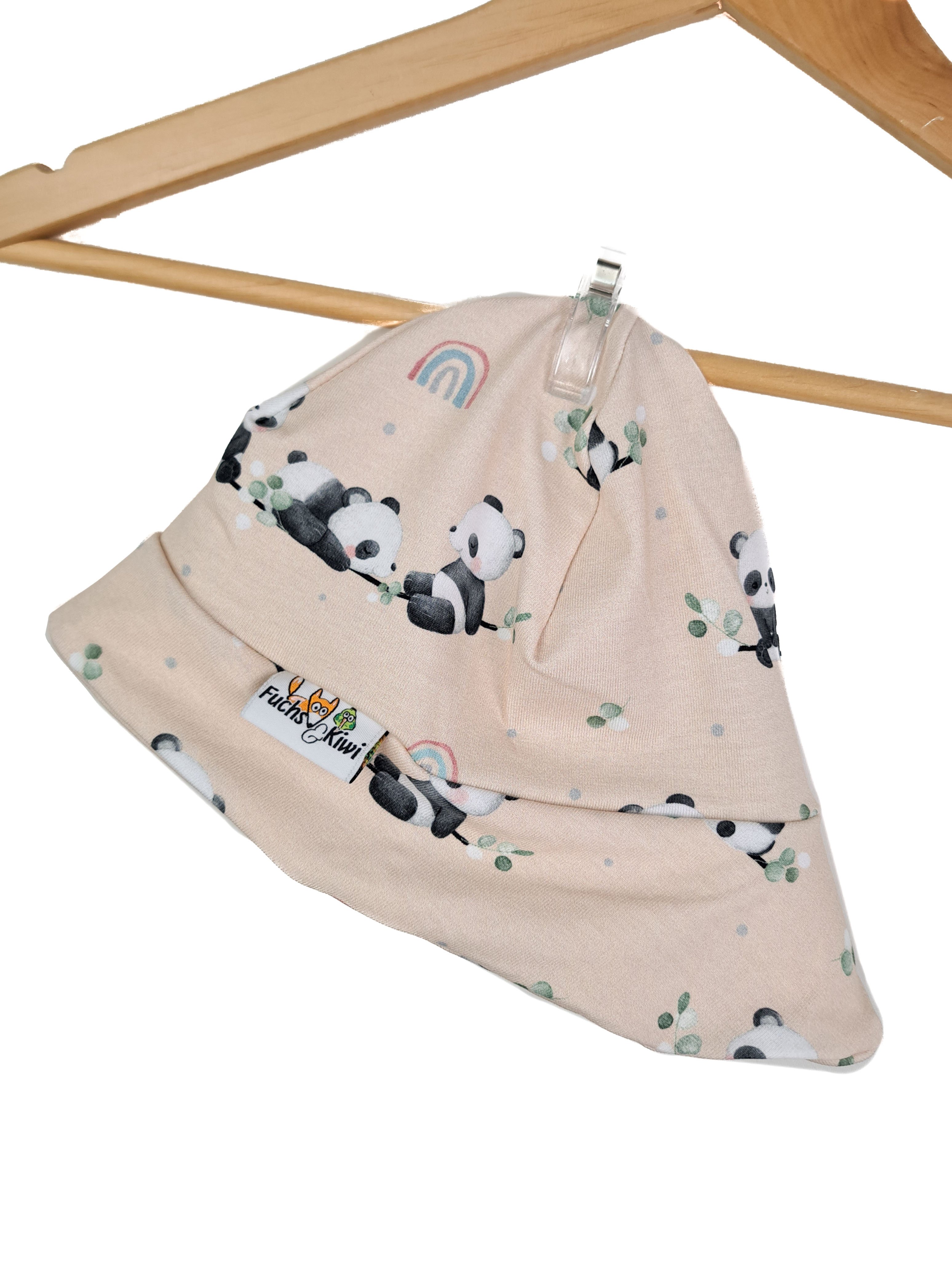 Sommermütze Pandas 46-48