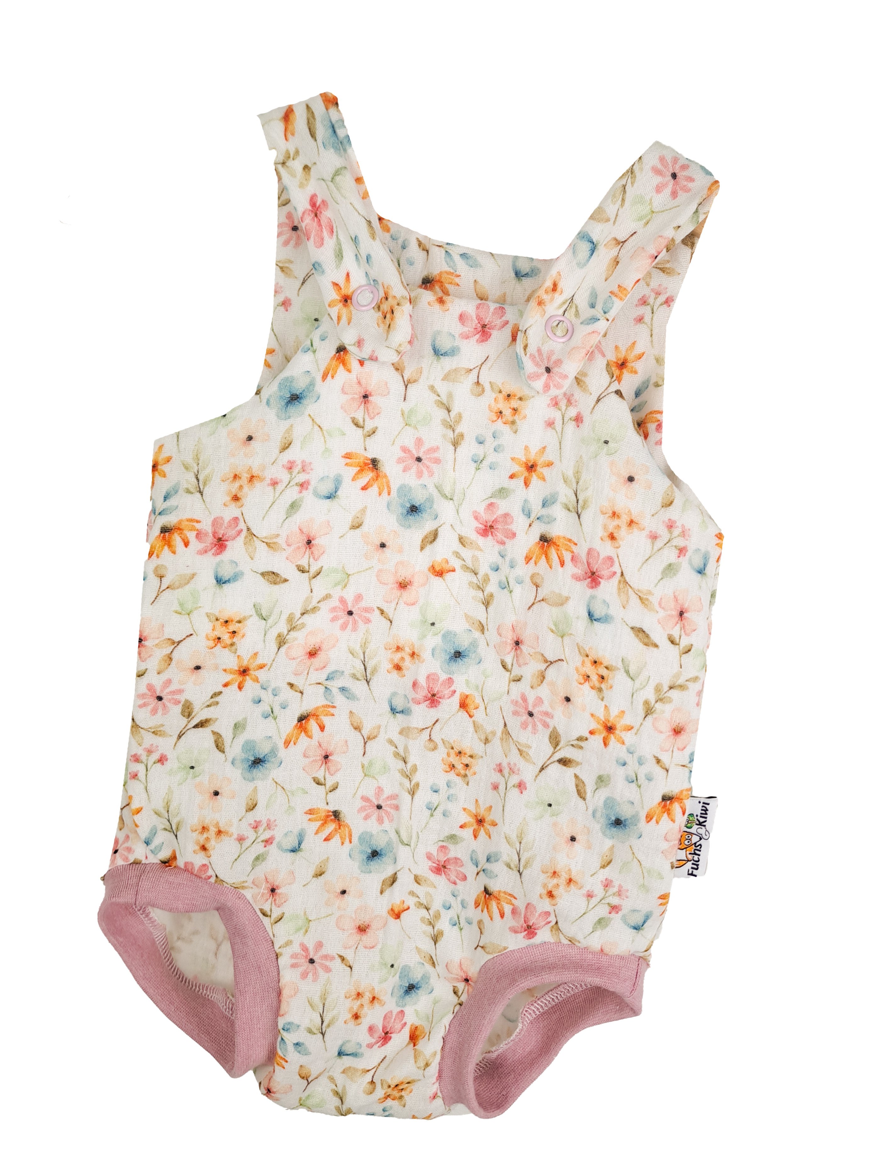 Sommerstrampler Musselin Streublumenwiese  74/80