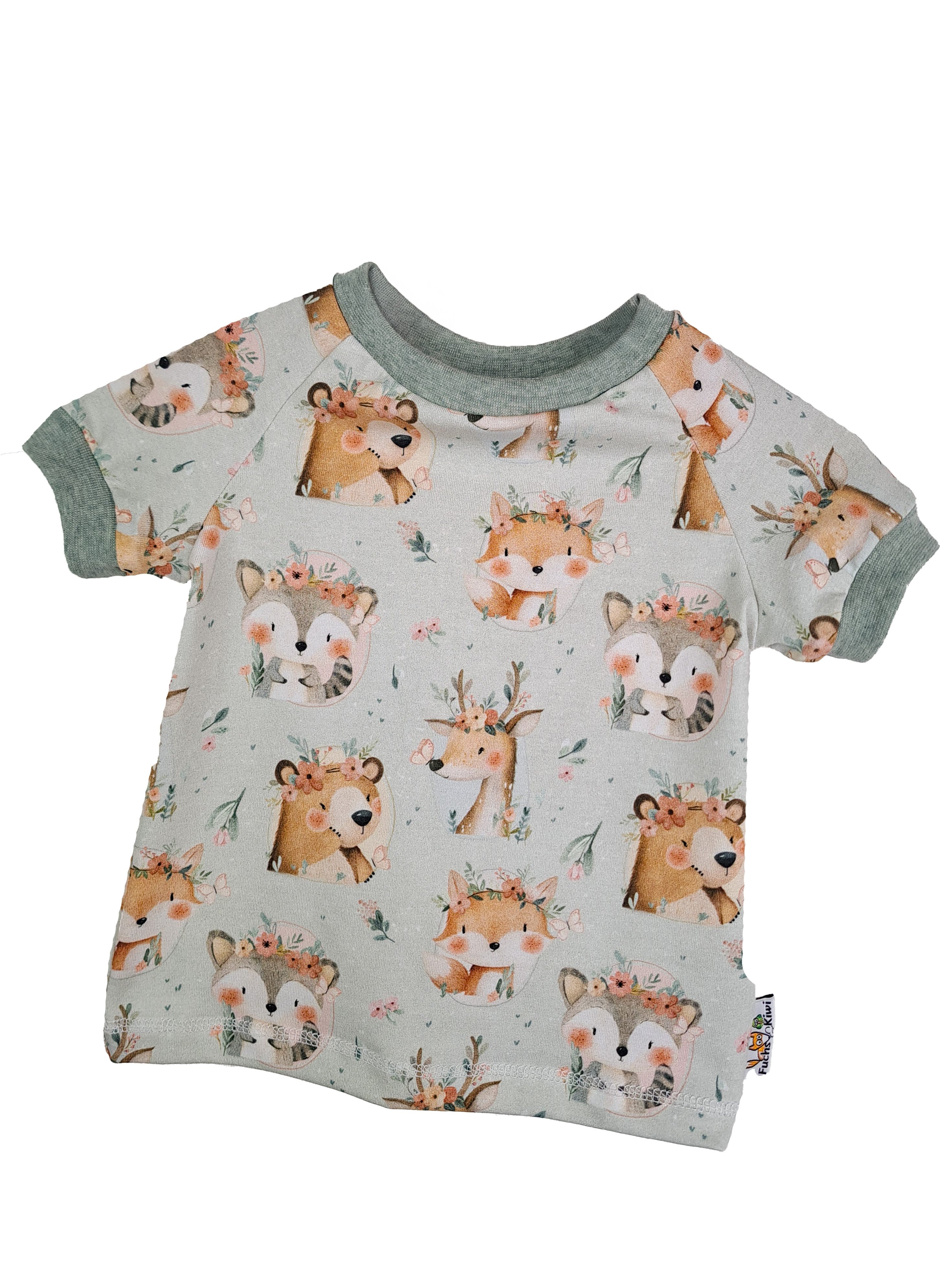 T-Shirt Süße Waldtiere 74/80
