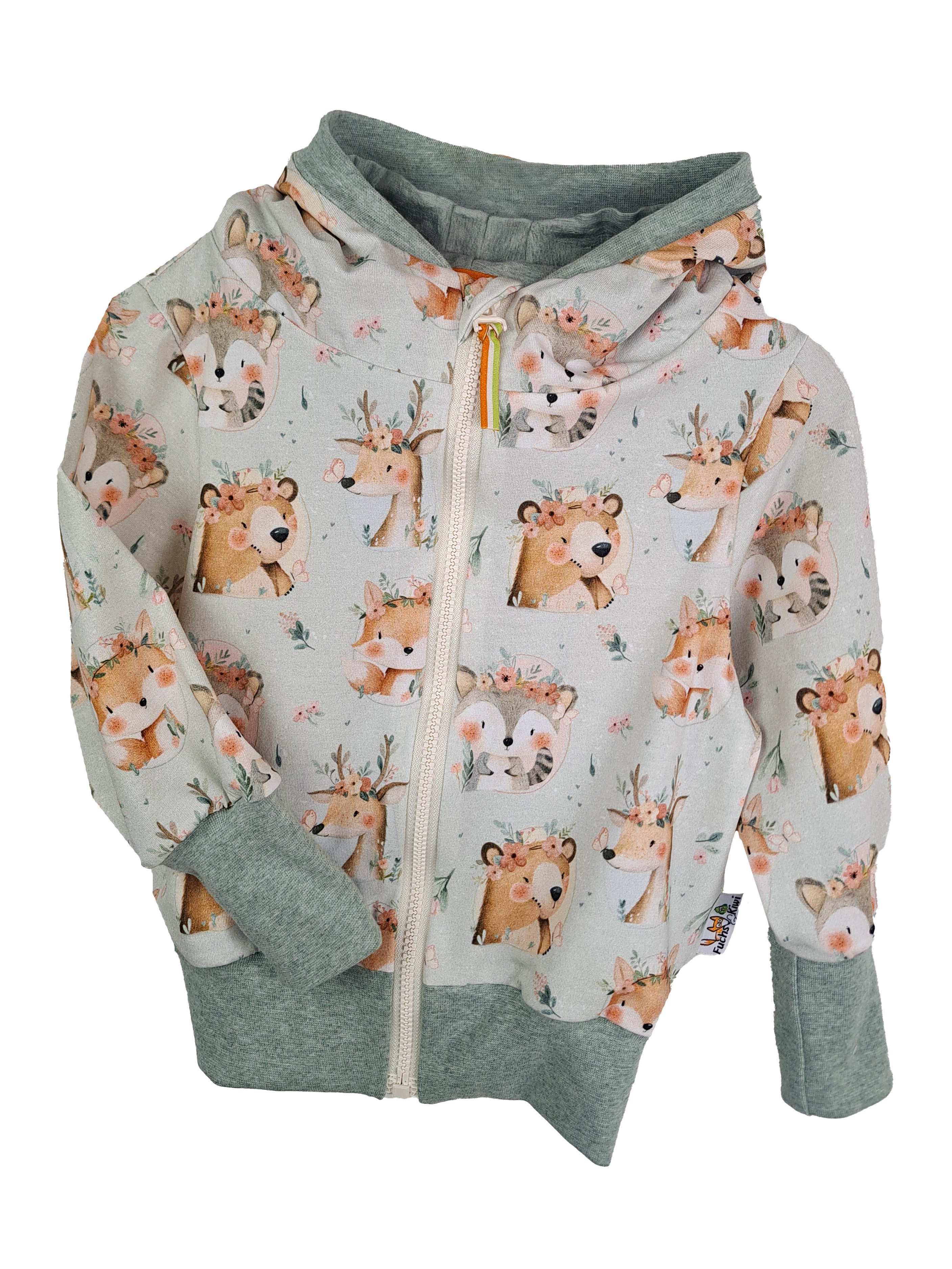 Sweatjacke Süße Waldtiere 86/92