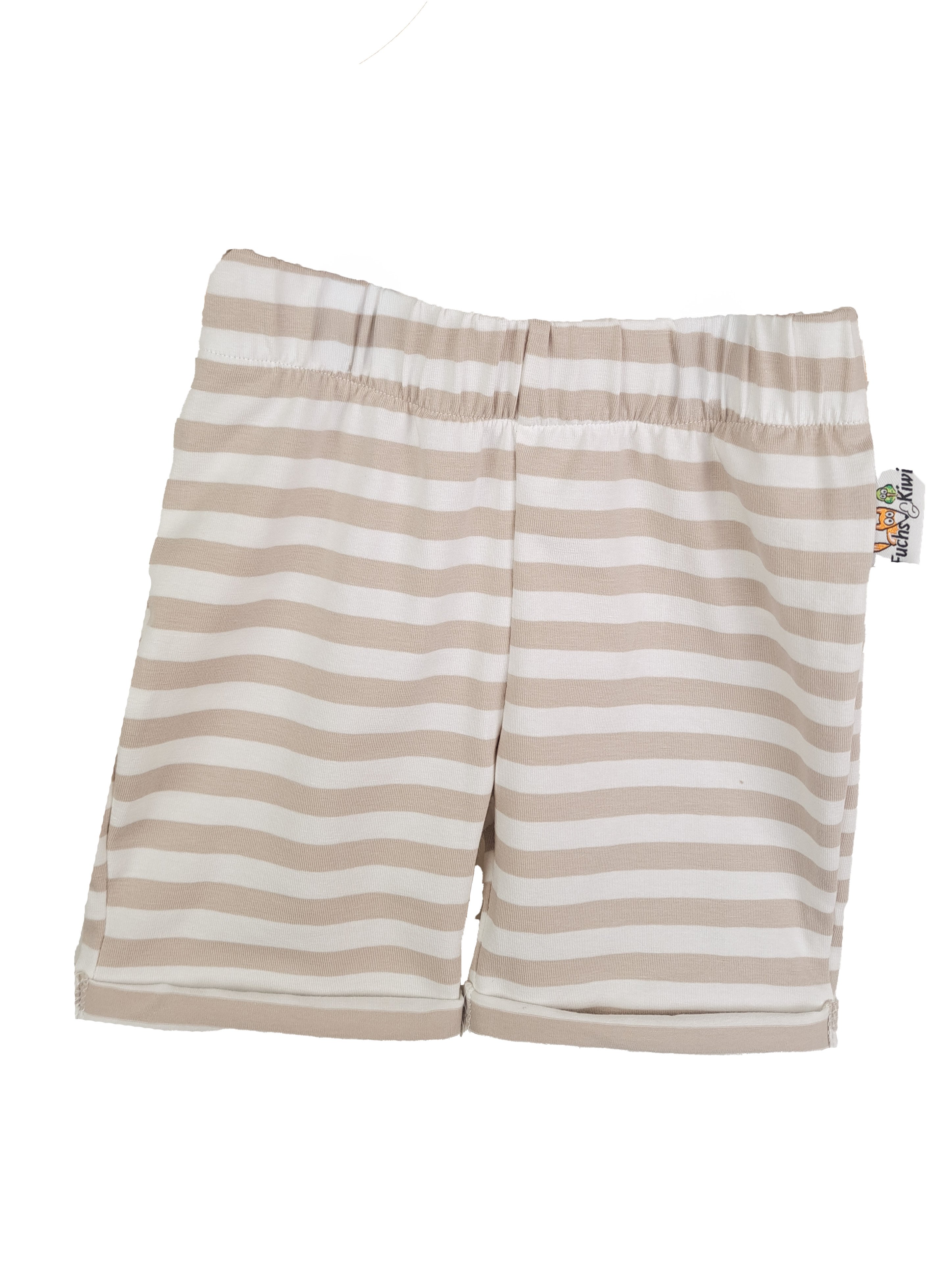 Kurze Shorts Streifen sand 86/92