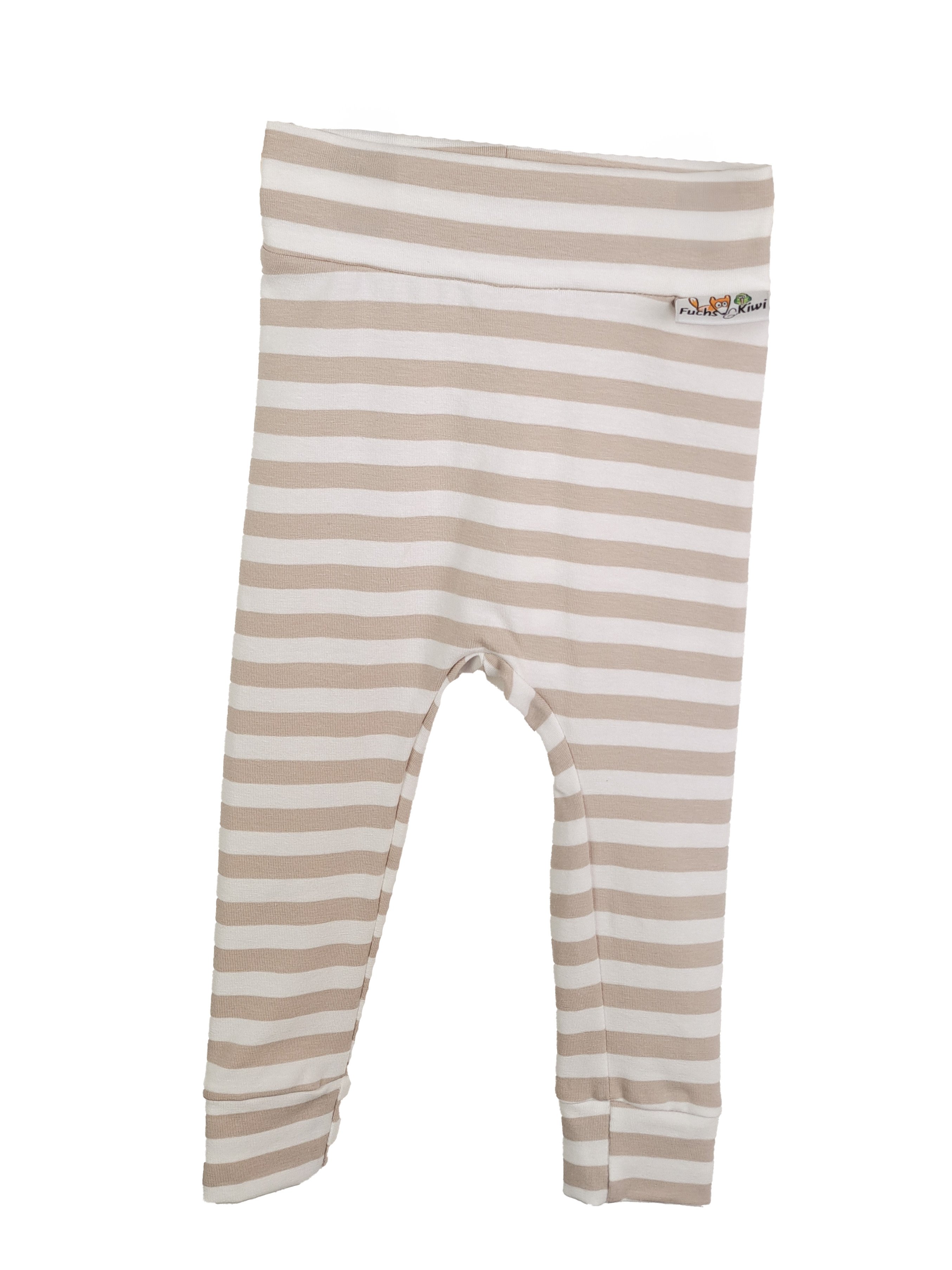 Leggings Streifen sand