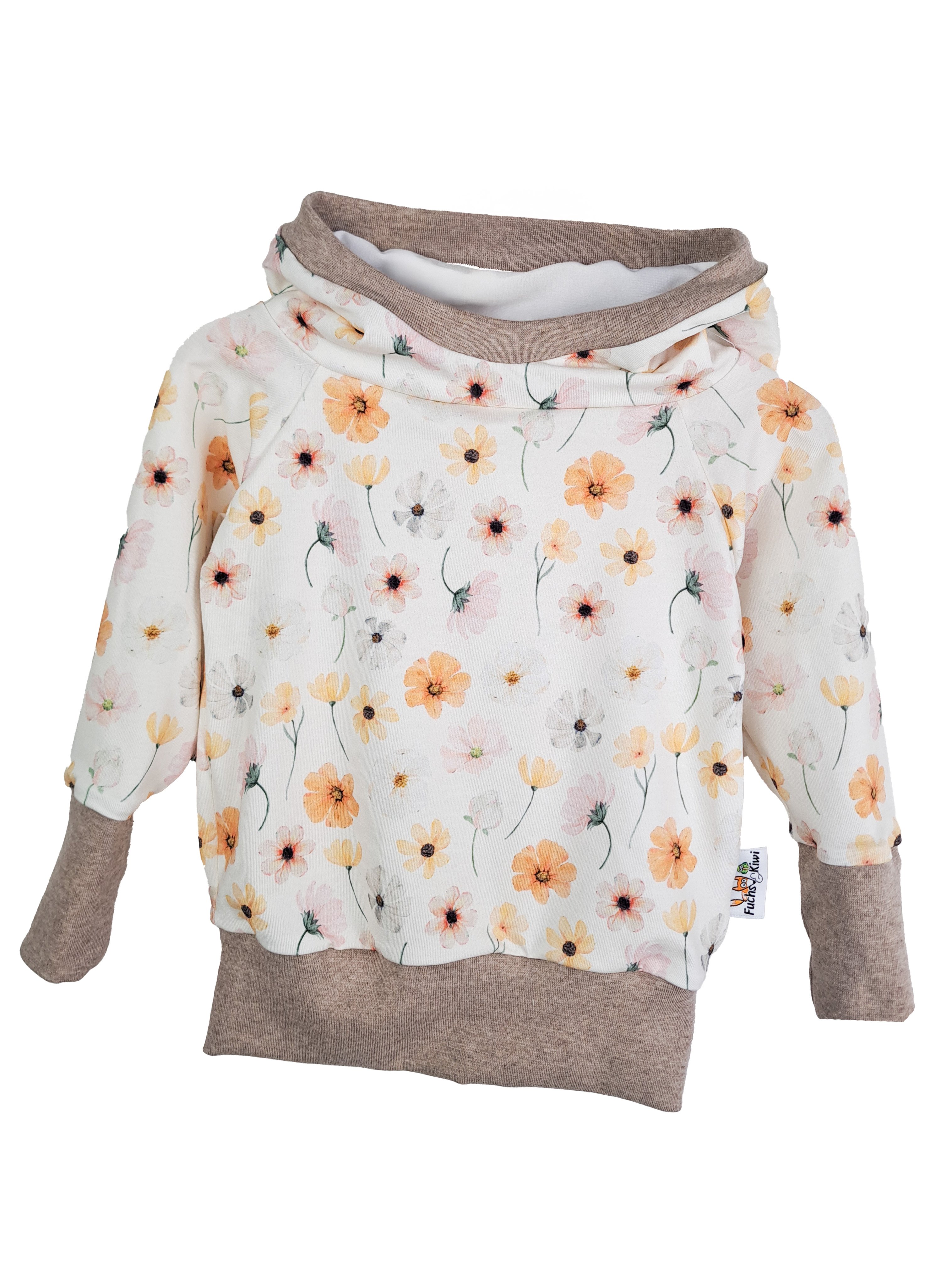 Hoodie Sommerblumen pastell