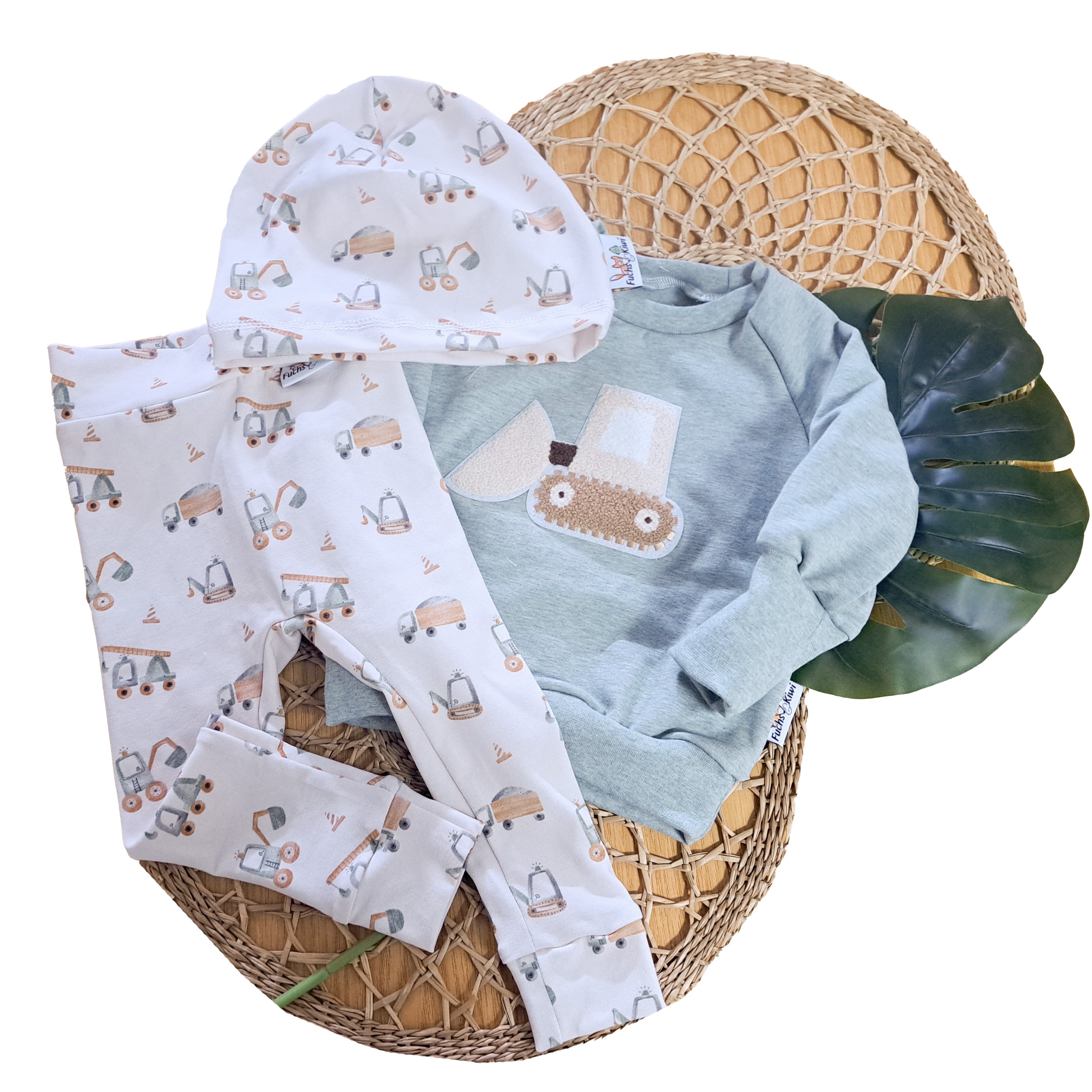 Coole Baustellenfahrzeuge Outfit