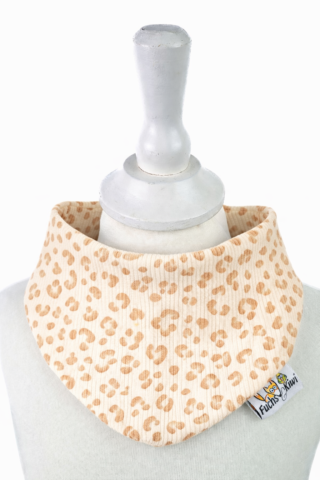 Halstuch Feinripp Leo creme