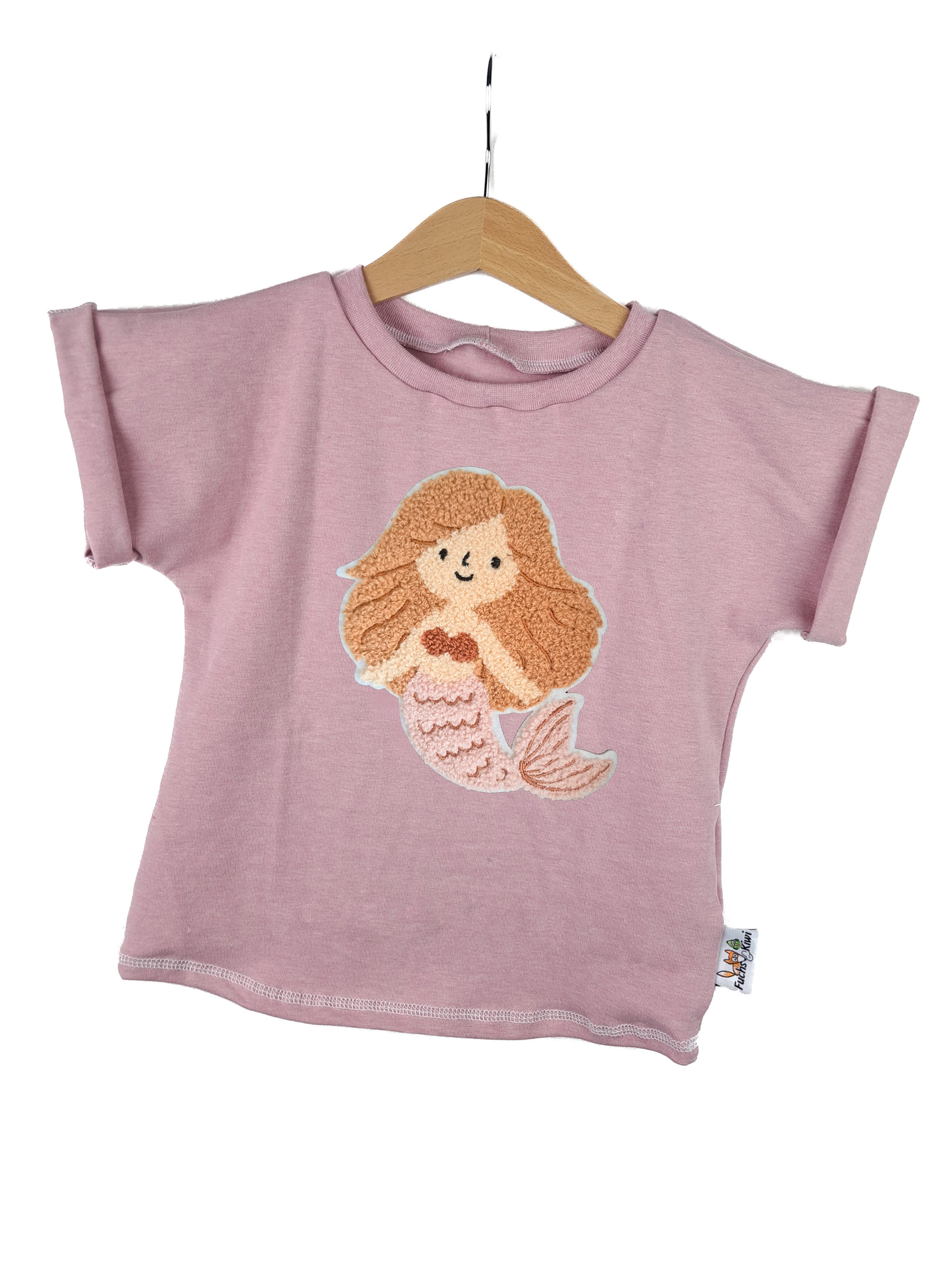 Shirty Meerjungfrau-Patch rosa