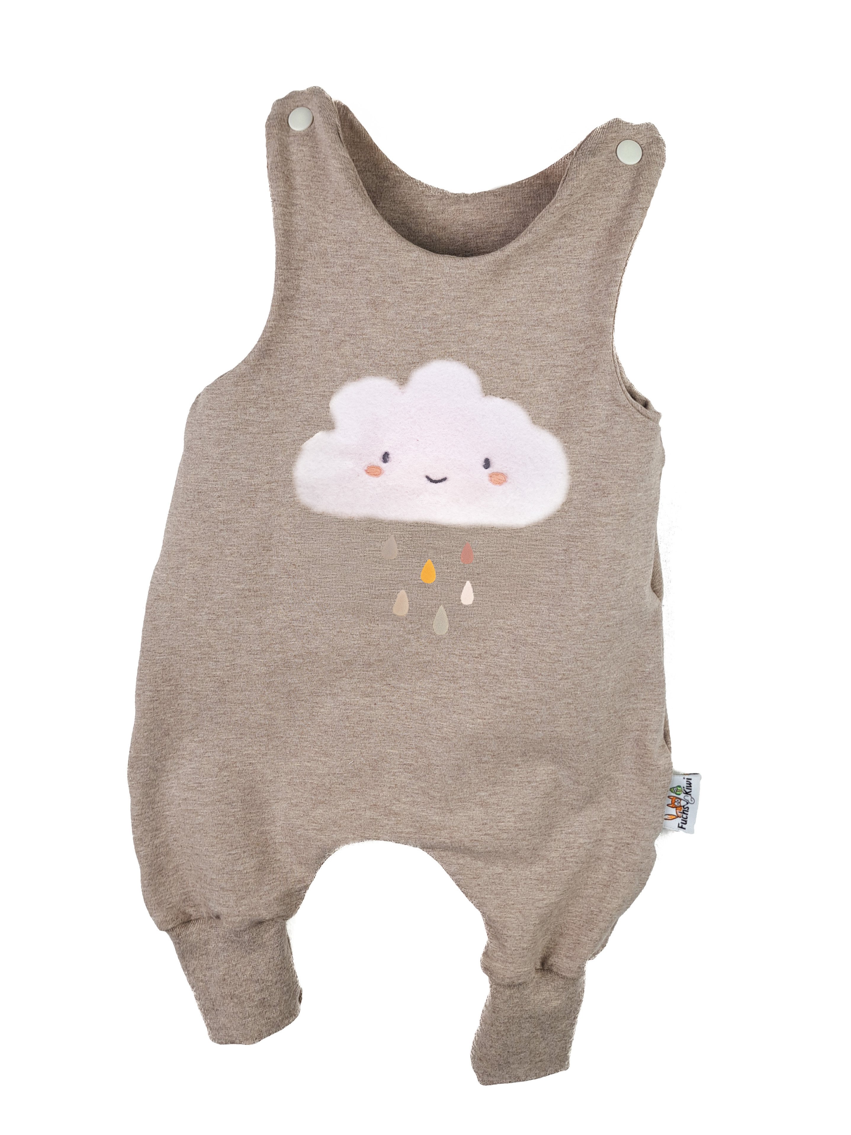 Strampler Wolke-Patch sand