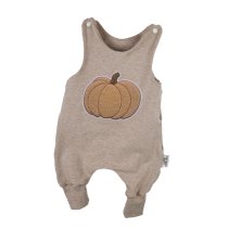 Strampler Kürbis-Patch sand