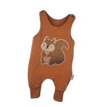 Strampler Eichhörnchen-Patch rost
