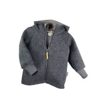 Walkjacke grau mit Pinguinliebe