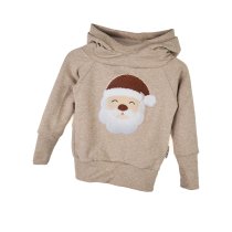 Hoodie Weihnachtsmann-Patch sand