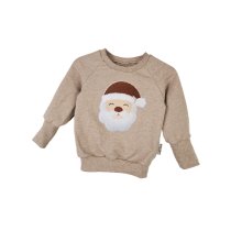 Pullover Weihnachtsmann-Patch sand