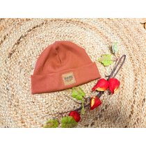 Hipster Beanie Feinripp rost