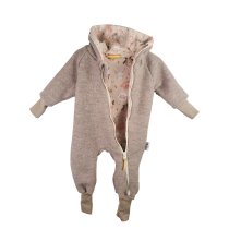 Walkoverall sand meliert mit Bauernhoftierchen