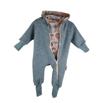 Walkoverall mint meliert mit Safaritiere