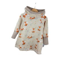 Hoodiekleid Fuchsi creme