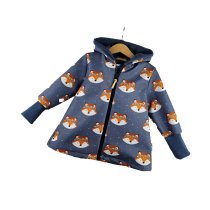 Softshellmantel Fuchsi blau