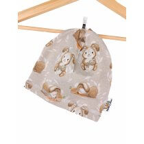 Beanie Häschen beige 35-37
