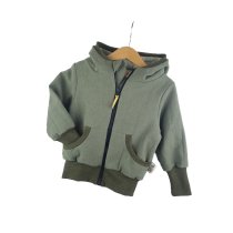 Individuell Leinenjacke khaki