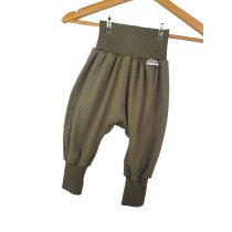 Pumphose Feinripp Khaki