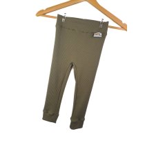 Leggings Feinripp Khaki