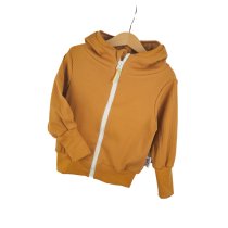 Sweatjacke Feinripp curry