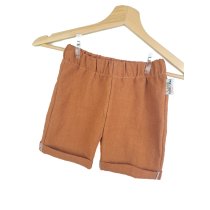 Indi Kurze Shorts Leinen karamell