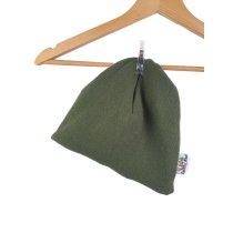 Beanie Feinstrick khaki