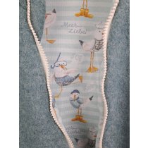 Walkjacke Walk mint meliert mit Möwe Moin 98/104