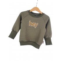 Pullover Hey Patch - khaki