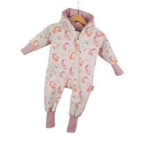 Softshelloverall Softshell Einhörner flower 80/86