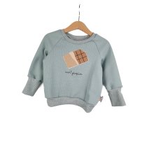 Pullover Schokolade-Patch mint