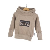 Hoodie Meine Ohren sind nur Deko sand