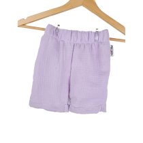 Kurze Shorts Musselin flieder