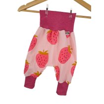 Pumphose Musselin Erdbeeren 80/86