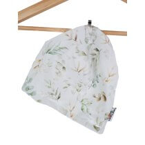 Beanie Feinripp dunkelblau 44-46 doppellagig