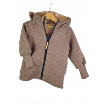 Walkjacke Walk braun meliert mit Herbstzeit 122/128